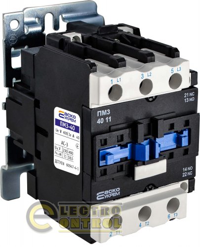 Пускатель Аско-Укрем A0040010067 ПМ 3-40 F7 110B (LC1-D4011)