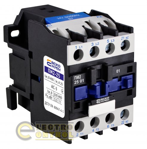 Пускатель Аско-Укрем A0040010118 ПМ 2-25-01 B7 24B (LC1-D2501)