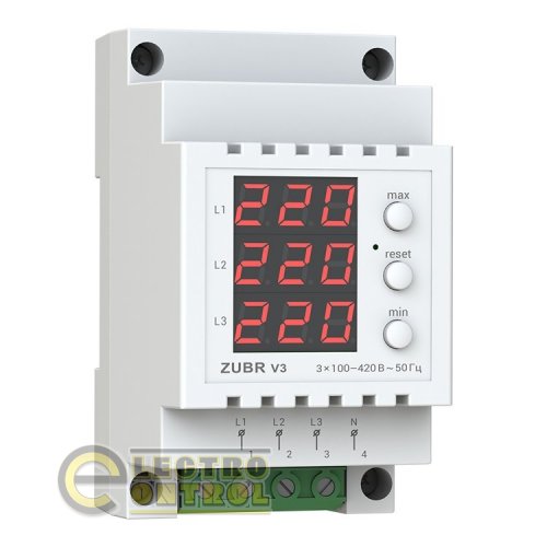 Трехфазный вольтметр ZUBR V3