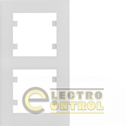 Рамка 2X вертикальна, Lumina-Intens, біла WL5620 Рамка 2X вертикальна, Lumina-Intens, біла WL5620