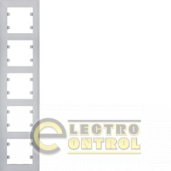 Рамка 5X вертикальна, Lumina-Intens, срібна WL5652