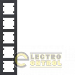 Рамка 5X вертикальна, Lumina-Intens, чорна WL5653