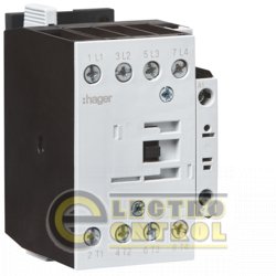 Контактор корпусний 4P + 1НВ, 230В-АС, 45А AC-1