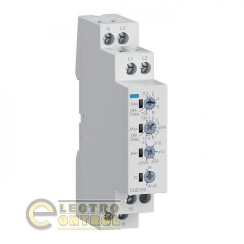 Реле контроля напряжения и фаз, 1P+N / 3P+N, 1 перекидной контакт