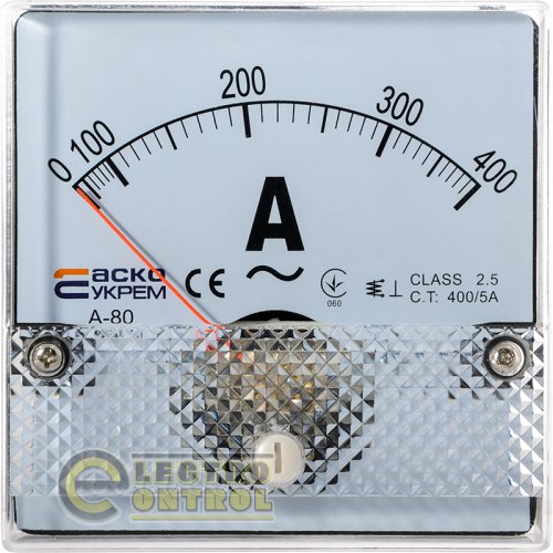 Амперметр Аско-Укрем A0190010053 400/5А 80х80 А-80 AС