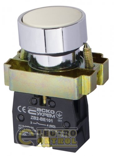 Кнопка Аско-Укрем A0140010061 XB2-BA11 "Старт" белая