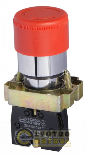 Кнопка Аско-Укрем A0140010082 XB2-BS442 безпеки повернення поворотом d30mm