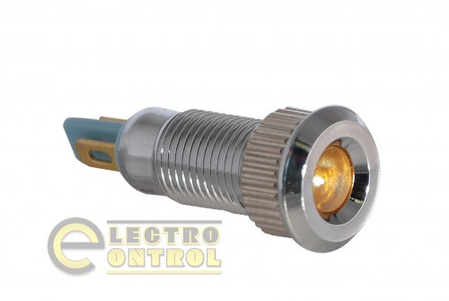 Сигнальна арматура Аско-Укрем A0140030203 TY08F жовта 24V AC/DC