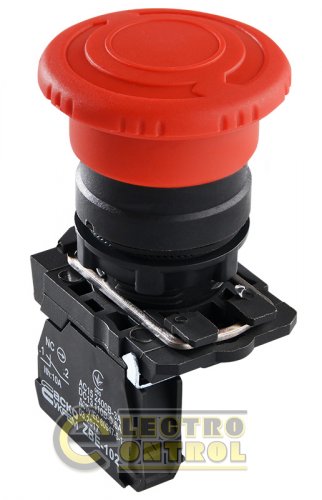 Кнопка Аско-Укрем A0140010163 TB5-AS542 безопасности вращение поворотом d40mm