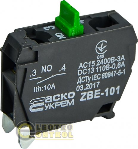 Контакт Аско-Укрем A0140010182 ZBE-101 N/О до постів керування XAL-D