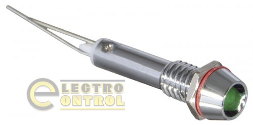Сигнальна арматура Аско-Укрем A0140030095 AD22C-6 зелена 24V AC/DC