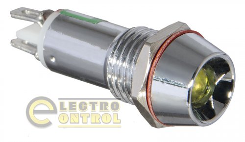 Сигнальна арматура Аско-Укрем A0140030102 AD22C-8 жовта 24V AC/DC