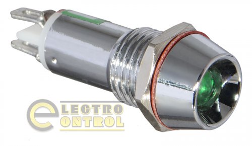 Сигнальна арматура Аско-Укрем A0140030103 AD22C-8 зелена 24V AC/DC
