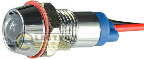 Сигнальна арматура Аско-Укрем A0140030210 AС22C-8 біла 24V AC/DC