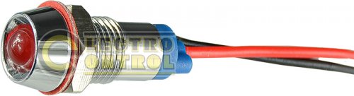 Сигнальна арматура Аско-Укрем A0140030213 AС22C-8 червона 24V AC/DC