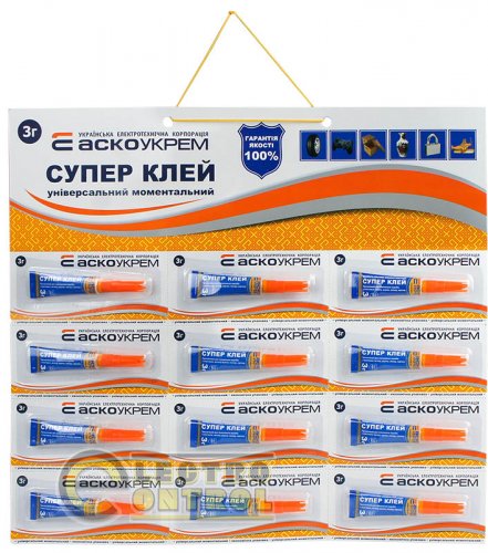 Супер Клей лист 3шт*4шт - 3г