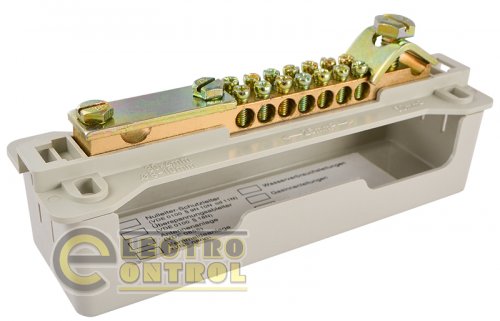 Нульова шина Аско-Укрем A0150120073 з кришкою BC-10