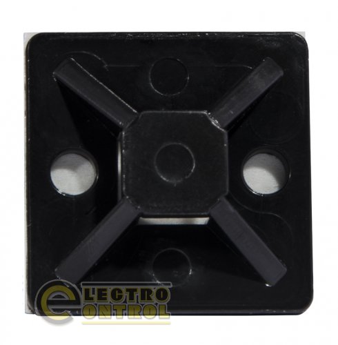 Площадка Аско-Укрем A0150090108 25х25 чёрная ТМ-25 100 шт.