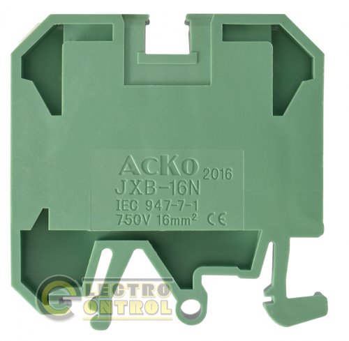 Клеммник Аско-Укрем A0130010018 JXB 16/35 зелёный