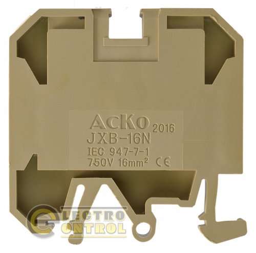 Клеммник Аско-Укрем A0130010019 JXB 16/35 жёлтый