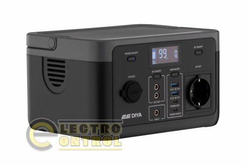 2E Аккумулятор портативный литий-ионный, электростанция Diya, 300 Вт, 320 Вт/ч, быстрая зарядка