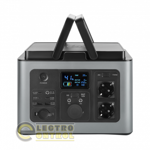 Многофункциональная портативная зарядная станция LP CHARGER MPPT 700 Pro (700W, 614Wh)