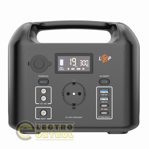 Багатофункціональна портативна зарядна станція LP CHARGER 300 (300W, 320Wh)