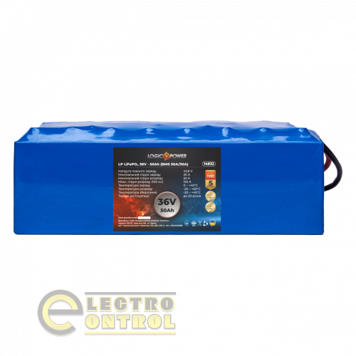 Акумулятор LP LiFePO4 36V (38,4V) - 50 Ah (1920Wh) (BMS 50А/30A)