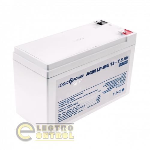 Акумулятор мультигелевий LP-MG 12V - 7.5 Ah Silver