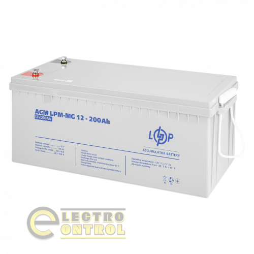 Акумулятор мультигелевий LPM-MG 12V - 200 Ah