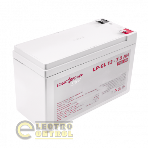 Аккумулятор гелевый LP-GL 12V - 7.5 Ah Silver