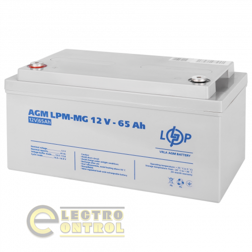 Акумулятор мультигелевий LPM-MG 12V - 65 Ah