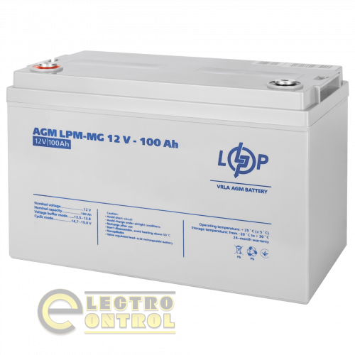 Акумулятор мультигелевий LPM-MG 12V - 100 Ah