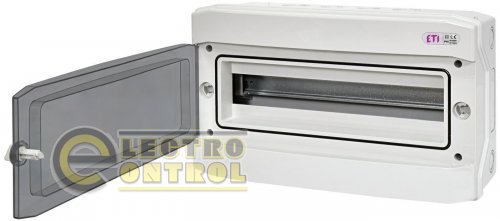 Пластиковий щит ETI ECH-18PT 18 модулів зовнішньої установки IP65 1100350