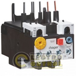Реле тепловое Hager к контакторам EV007...EV015 1НВ+1НЗ 0.1-0.16А EVB00016A