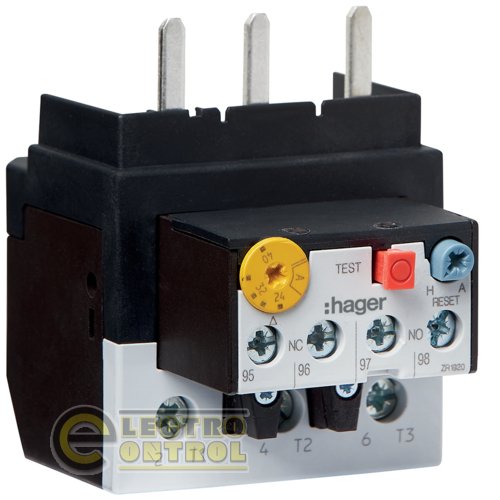 Реле теплове Hager до контакторів EV040...EV072 1НВ+1НЗ 65-75А EVB075C