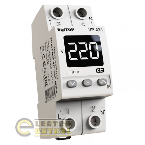Реле напряжения DigiTop VP-32A M2W