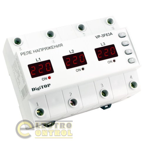 Реле напруги DigiTop VP-3F63A
