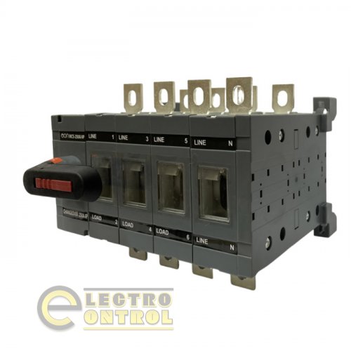 Переключатель нагрузки EON MCS-630A/4P AC23A/415В (I-0-II) Переключатель нагрузки EON MCS-630A/4P AC23A/415В (I-0-II)