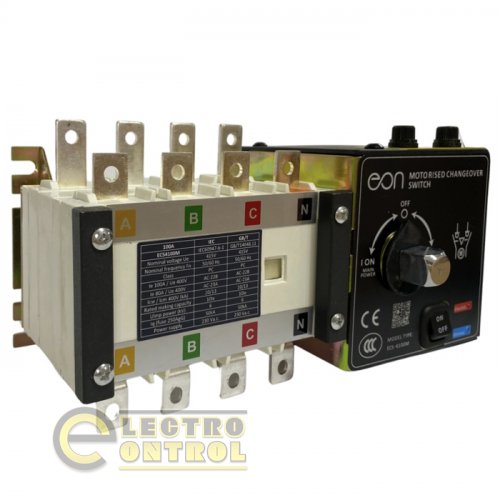 Перемикач навантаження моторизований EON ECS41250M ECS 4х1250A 4P 220V AC
