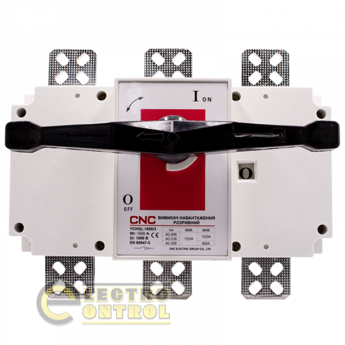 Розривний вимикач-роз'єднувач CNC YCHGL 1250А 3Р 400В Розривний вимикач-роз'єднувач CNC YCHGL 1250А 3Р 400В