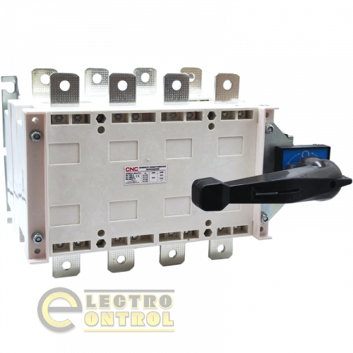 Перекидной выключатель-разъединитель CNC YCHGLZ1-400А 4Р 400В с дополнительными контактами 2NO+2NC