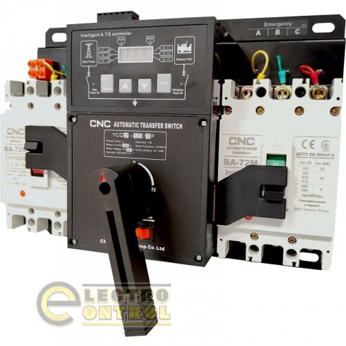 АВР CNC YCQ2CB-800 800А 3Р 380В 65кА