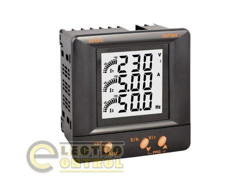 Цифровий мультиметр Selec 1-3ф 240В AC LCD 96x96 мм