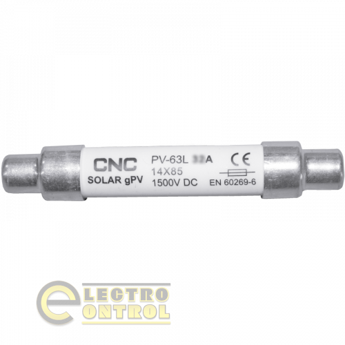 Предохранитель CNC PV-63L 63А solar gPV 14х85 1500В DС