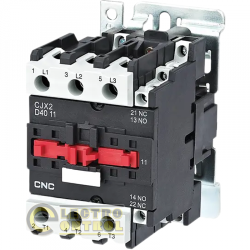Электромагнитный контактор CNC CJX2-4011 18,5 кВт NO+NC 24В 40А