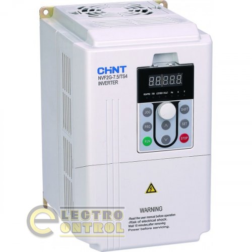 Перетворювач частоти Chint NVF2G-7.5/TS4 7.5кВт 380В 3Ф загальний тип