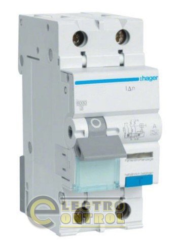 Дифференциальный автомат Hager AFA966D C-16A 1P+N 6кА 300мА A