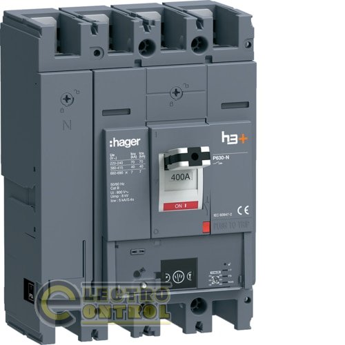 Автоматичний вимикач Hager 4p 400а 40kA h3+ Energy P630 Автоматичний вимикач Hager 4p 400а 40kA h3+ Energy P630