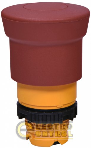 Кнопка-модуль грибок ETI NSE-PBM-P-R красная с индикацией отключение вытягиванием